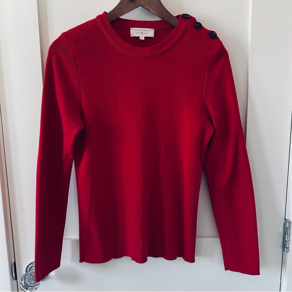 Sezane Matthis top in red